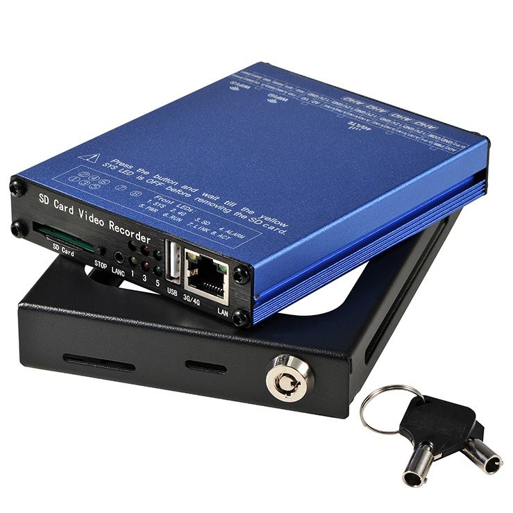 4CH AHD DVR rekordér do auta Secutek SBR-301