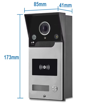 WiFi videozvonek s kamerou – 1080p, Tuya Smart, RFID, noční vidění, IP65, dálkové odemykání