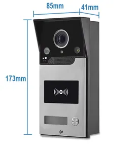 WiFi videozvonek s kamerou – 1080p, Tuya Smart, RFID, noční vidění, IP65, dálkové odemykání