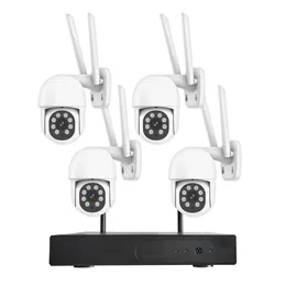 Bezdrátový WiFi kamerový set s NVR jednotkou a 4x 5MP PTZ kamerami
