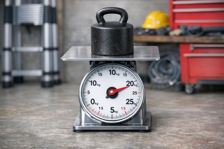 Hmotnost žebříku: 21 kg
