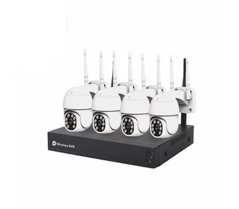 Bezdrátový HD kamerový set TK-40Q2 - 4x2Mpix otočná IP kamera, NVR