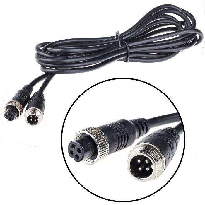 Kabel ke kamerovým systémům do auta - 4PIN, 5M