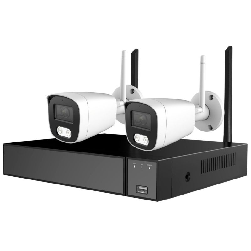 WiFi kamerový set Secutek SLG-LW2MC82B1 - 2x2MP kamera, NVR