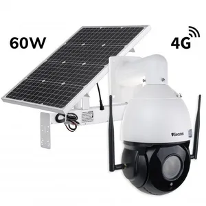 Otočná 4G PTZ IP kamera Secutek SBS-NC79G-30X se solárním dobíjením 60W / 40A