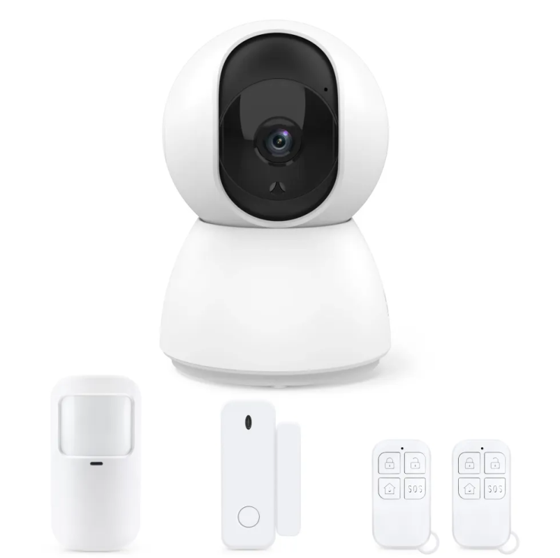 Zabezpečovací systém – WiFi kamera 1080P, PIR detektor, dveřní senzor - Tuya