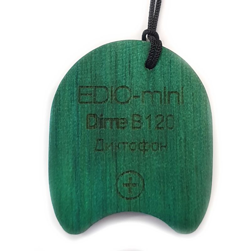 Mikrodiktafon EDIC-mini Dime B120W Zelený