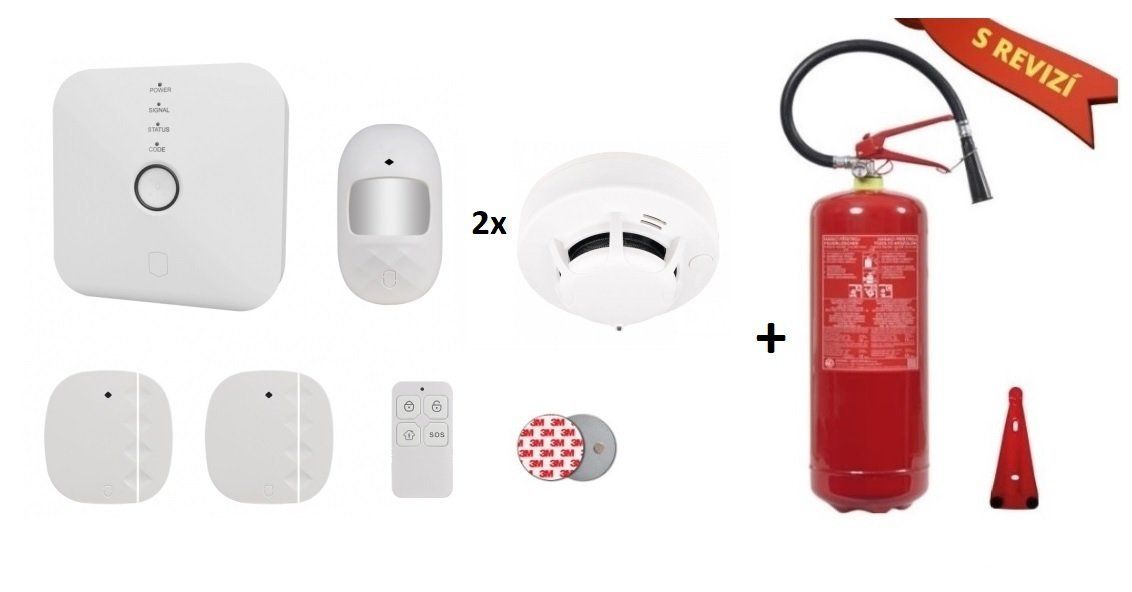 KOLAUDAČNÍ BALÍČEK S WIFI ALARMEM Secutek SWD-WM2N