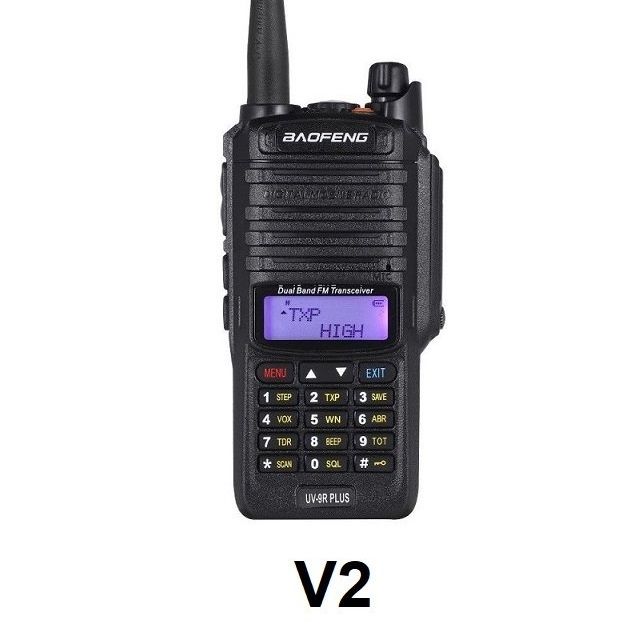 Sada 2ks UHF vysílaček Baofeng UV-9R Plus Sada vysílaček UV-9R Plus (V2)