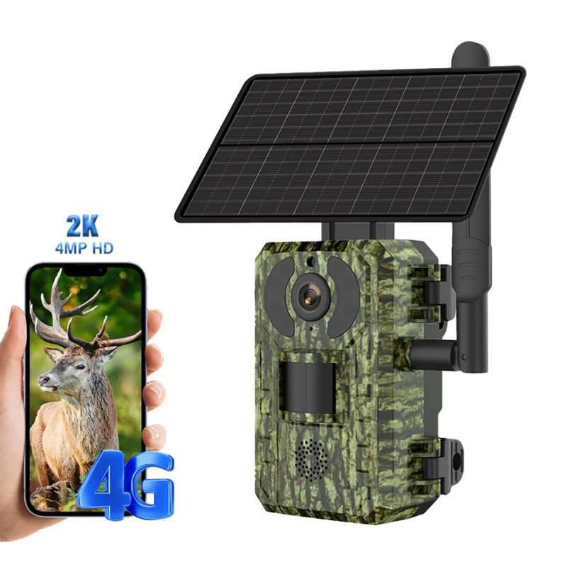 4G 2K Fotopast H10 se solárním panelem