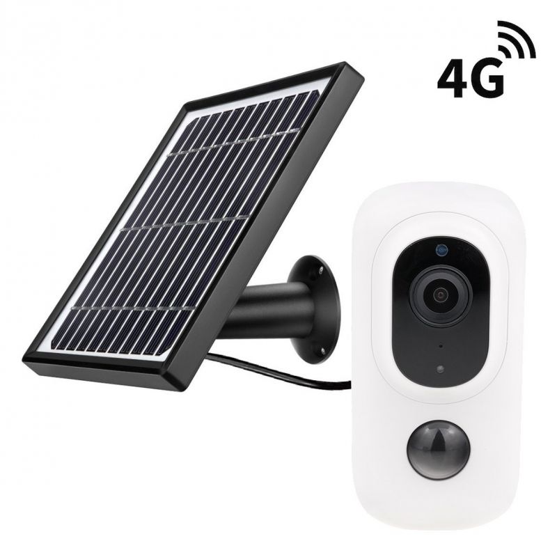 Bateriová solární 4G IP kamera Secutek SBS-QH15G Se solárním panelem