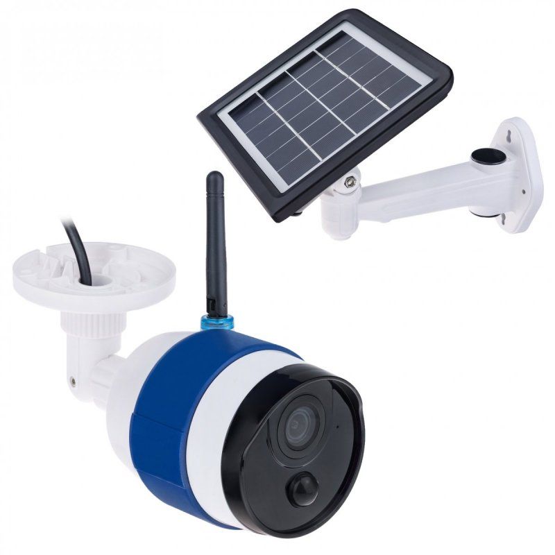 100% bezdrátová solární WiFi kamera Secutek SLL-C340