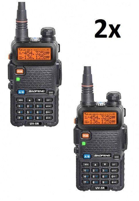 Zvýhodněná sada 2x Baofeng UV-5R (8W)