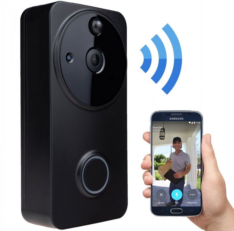 Bezdrátový video zvonek, WiFi, Secutek SRT-WD08