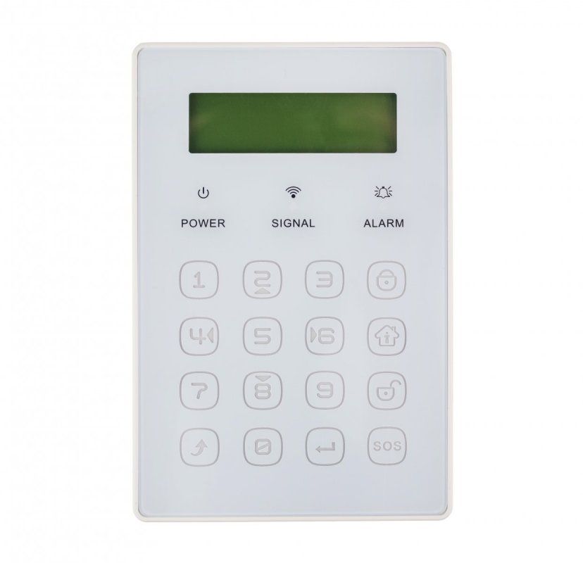 Bezdrátová klávesnice JP-08 k alarmům Secutek SWD