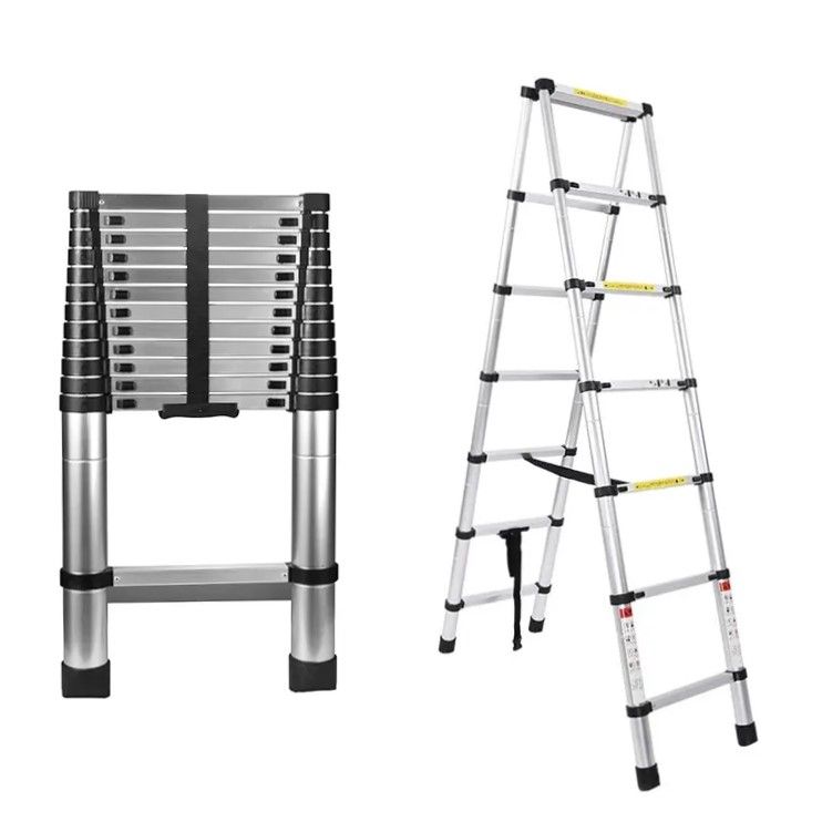 Teleskopické štafle - 3,5m+3,5m, hliníkové