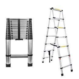 Teleskopické štafle - 3,5m+3,5m, hliníkové