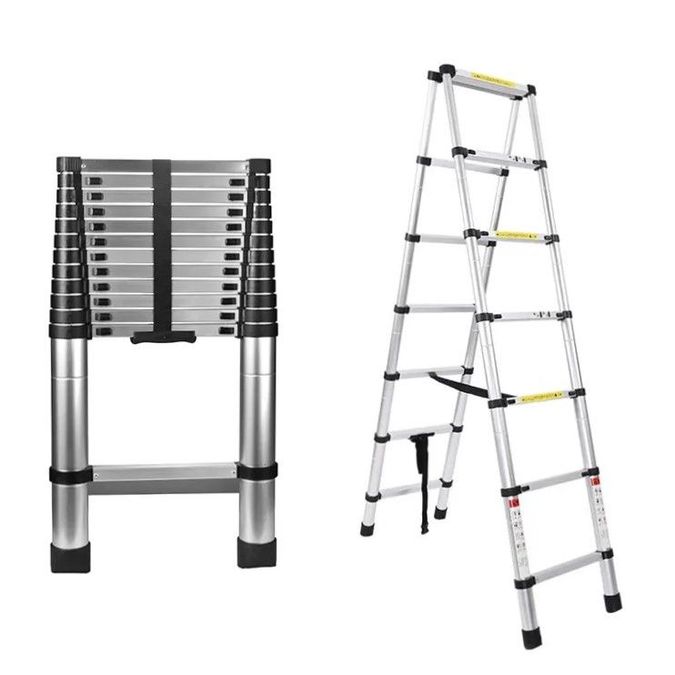 Teleskopické štafle - 3,5m+3,5m, hliníkové